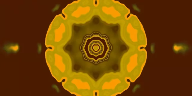 Neon Tunnel Star Mandala 2:1 Univisium 60fps Screensaver Vj Loop