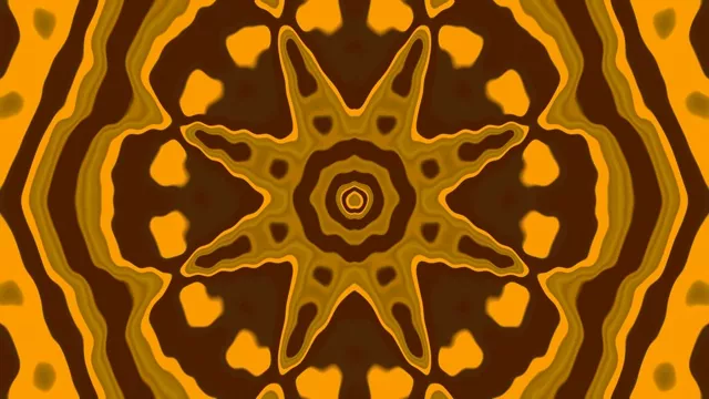 Túnel Neón Estrella Dorada 4K UHD 60fps salvapantallas pc Fondo animado