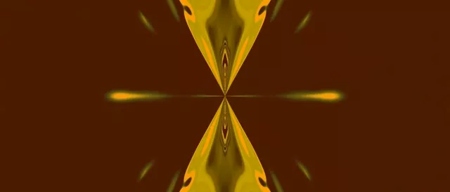Golden Symmetrical Diamond Neon Tunnel 21:9 Ultrawide 60fps Screensaver VJ Loop