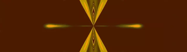 Golden Symmetrical Diamond Neon Tunnel VJLoops 32:9 Ultrawide 60fps Screensaver