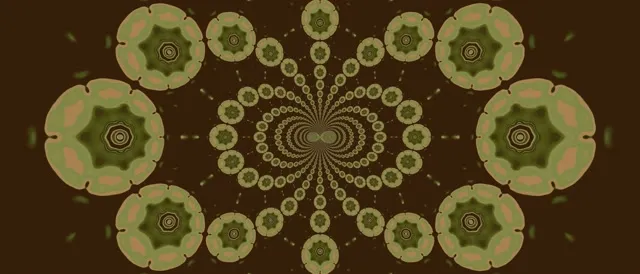 Vj loop Neon Tunnel Mandala Kaleidoscope 21:9 Ultrawide 60fps Screensaver