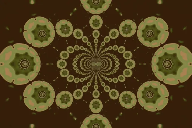 VJ петля неоновый туннель мандала калейдоскоп 3:2 Surface 60fps заставка