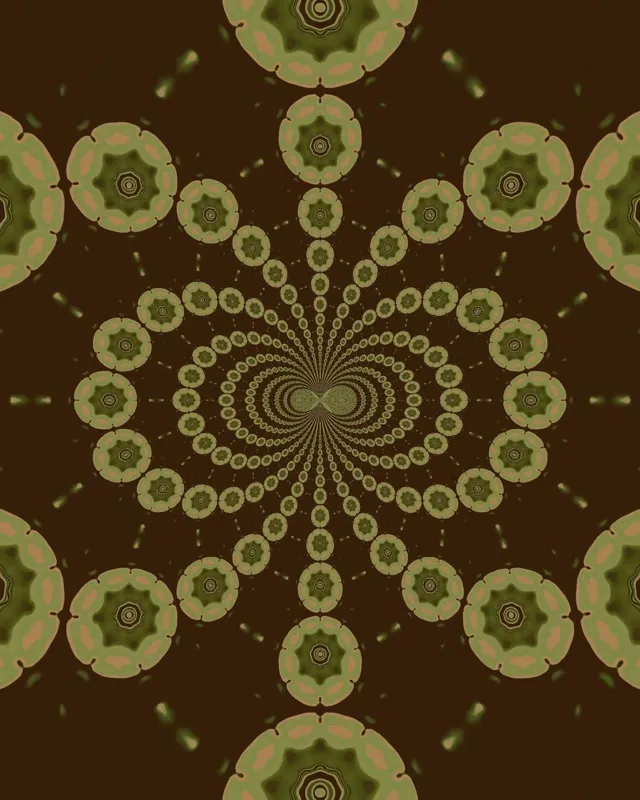 Tunel Neon Caleidoscop Mandala Vj Loop 4:5 Instagram 60fps Screensaver