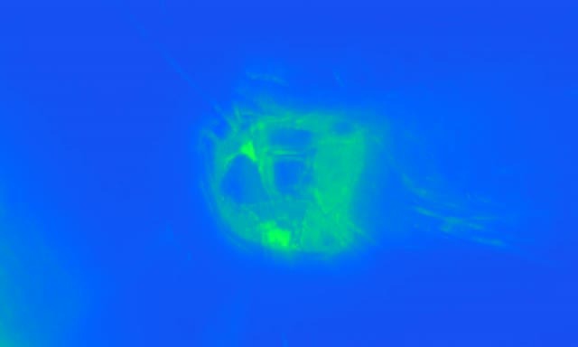 Green Glowing Neon Tunnel 5:3 Wide 60fps VJ Loop Screensaver