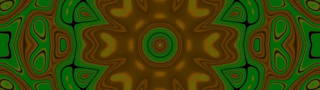 네온 터널 초록 골드 만화경 32:9 슈퍼 울트라와이드 60fps 화면보호기 VJLoops