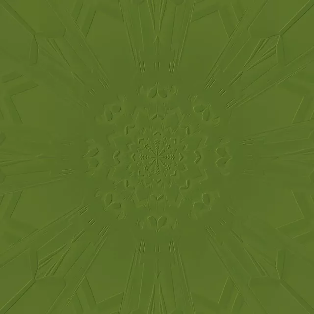 Zielony tunel neonowy fraktal kalejdoskop 1:1 kwadrat 60fps wygaszacz ekranu VJ Loop