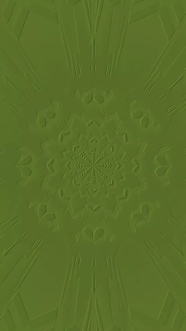 Terowong Neon Hijau Kaleidoskop Ledakan | 9:16 reels 60fps VJLoops Screensaver