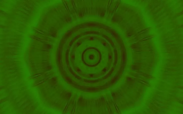 Túnel Neon Verd Ondulació Vòrtex VJLoops 60fps 16:10 MacBook Salvapantalles