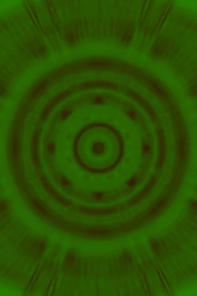Зелена Неонова Тунель Хвиляста Вортекс VJLoops 2:3 Photo Portrait 60fps Заставка