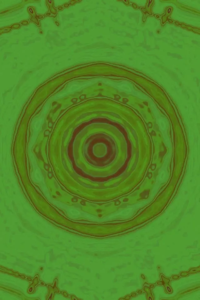 Túnel de Neón Vórtice Ondulación Verde Salvapantallas 2:3 Foto Retrato 60fps VJ Loop