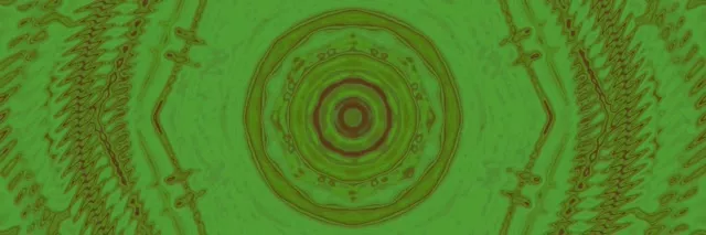 Neon Tunnel Green Concentric Rings 3:1 Triple Wide 60fps Screensaver Vj Loop