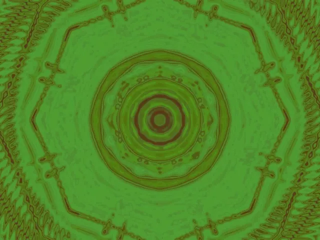 อุโมงค์นีออนระลอกเขียวหมุนวน VJ Loop 4:3 คลาสสิค 60fps สกรีนเซฟเวอร์