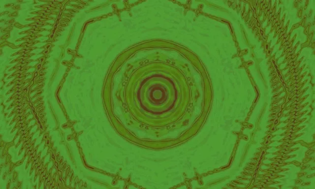 네온 터널 그린 옥타곤 볼텍스 VJ Loop 5:3 와이드 60fps 화면보호기