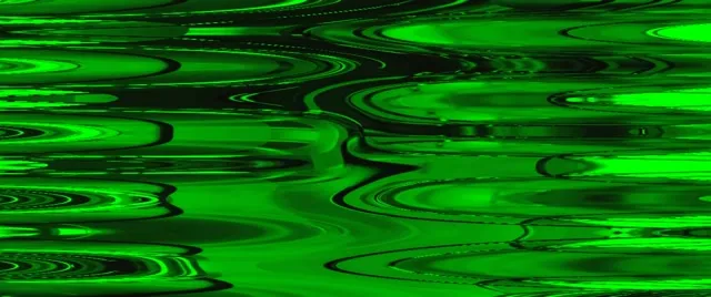 Neon Tunnel Green Diagonal Beams VJ Loop 2.39:1 Cinemascope 60fps Screensaver