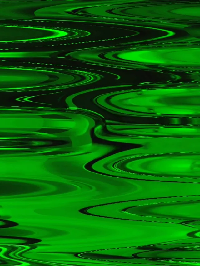 Tunel Neon Coridor Verde Strălucitor VJ Loop 3:4 iPad Portrait 60fps Screensaver