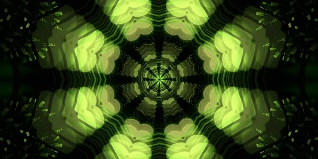 Neon Tunnel Chevron Vortex 2:1 Univisium 60fps VJ Loop Screensaver
