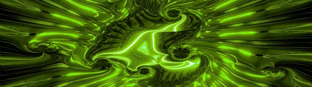 Green Neon Tunnel VJ Loop 32:9 Ultrawide 60fps Screensaver Motion Background