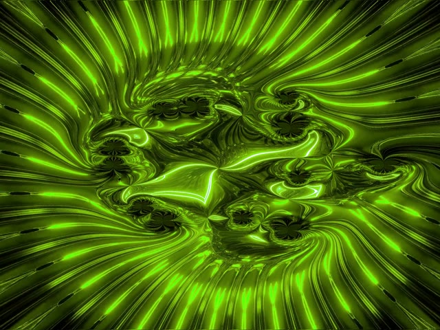 Green Neon Tunnel VJ Loop 4:3 Classic 60fps Motion Background Screensaver