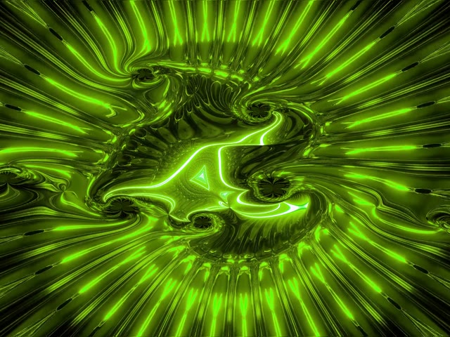 Green Neon Tunnel VJ Loop 4:3 Classic 60fps Screensaver Motion Background