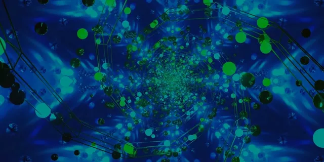 Neon Tunel VJLoops Berde Esfera Vortizea 2:1 Univisium 60fps Pantaila-babeslea