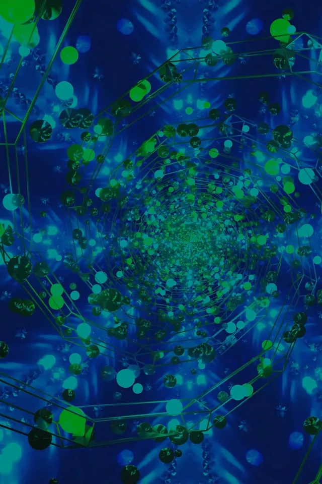 Neona Tunelis Fraktālu Orbu Virpulis VJLoops 2:3 Portrait 60fps Ekrānsaudzētājs