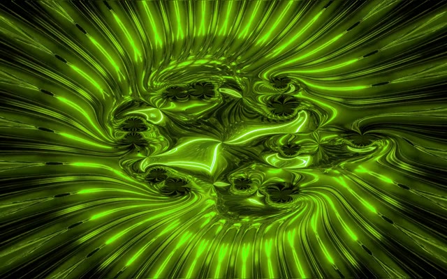 Green Neon Tunnel VJ Loop 60fps 16:10 Macbook Screensaver Motion Background