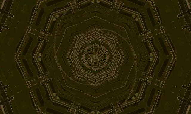 VJ Loop Неоновий Тунель Восьмикутник Спіраль 5:3 Широкий 60fps Заставка