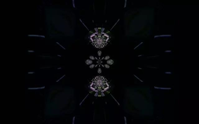 Neon Tunnel Kaleidoscope Vortex 16:10 MacBook 60fps Screensaver VJLoops