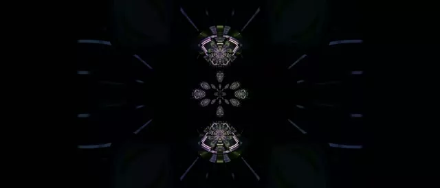 Neon Tunnel Kaleidoscope Vortex 21:9 Ultrawide 60fps Screensaver Loop