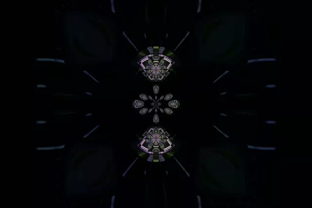 Tuneli Neon Kaleidoscope Vortex | 3:2 Surface 60fps Screensaver VJ Loop