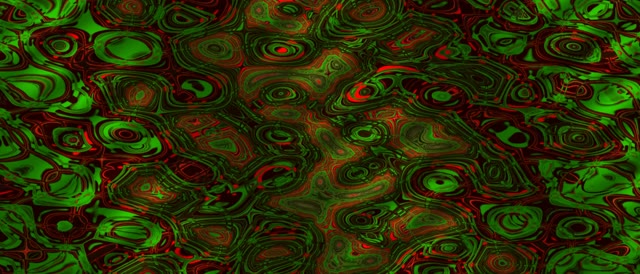 Green Red Neon Tunnel VJ Loop 21:9 Ultrawide 60fps Screensaver Abstract Circles