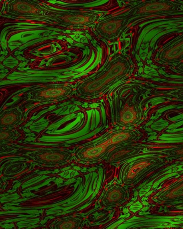 Green Red Neon Tunnel VJ Loop 4:5 Instagram 60fps Screensaver Motion