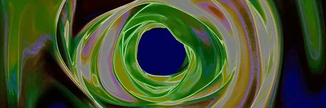 Green swirl neon tunnel screensaver 32:9 ultrawide 60fps Vj loop windows 11 motion background