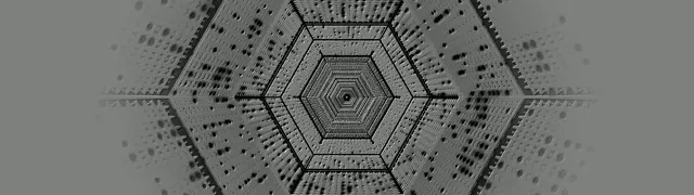 회색 육각형 네온 터널 화면보호기 32:9 슈퍼 울트라와이드 60fps VJ Loop