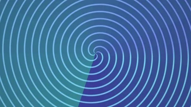 Hypnotic Blue Spiral Vortex Motion Background