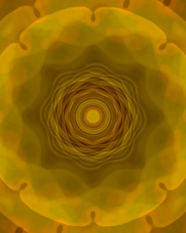 ハイプノティックゴールデンスパイラルネオンTunnel | 4:5 Instagram | 60fps VJLoops スクリーンセーバー