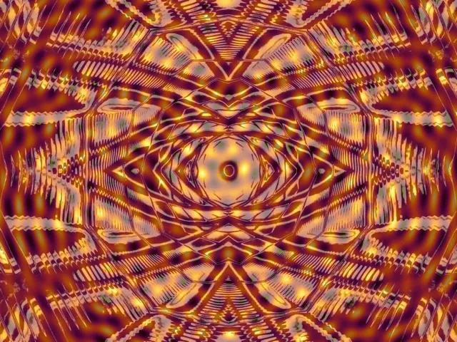 Hypnotic Neon Tunnel Kaleidoscope Vortex - 60fps Screensaver 4:3 Classic