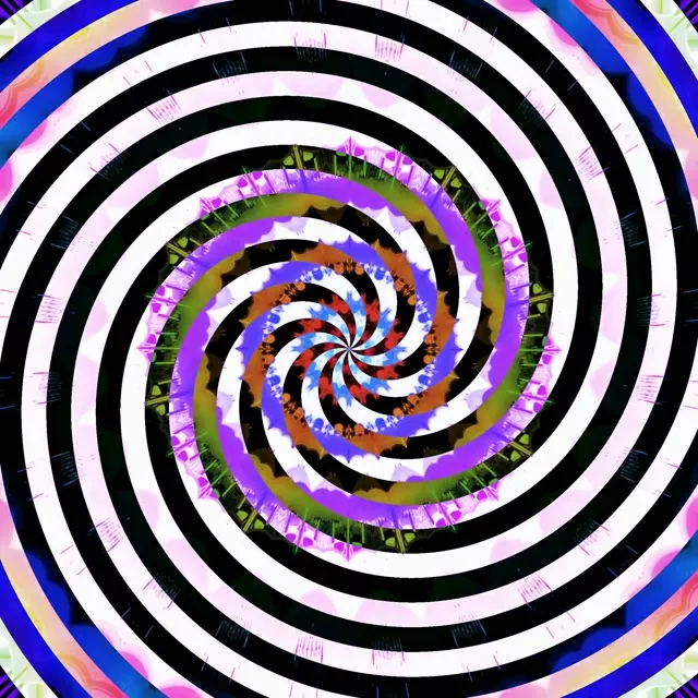 Túnel Neón Vórtice Espiral Hipnótico 1:1 Cadrado 60fps Protector de Pantalla VjLoops