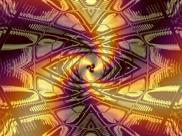 Hypnotic Neon Tunnel Vj Loop 4:3 Classic 60fps Screensaver Pulsating Vortex