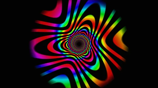 Hypnotic Rainbow Spiral Vortex Abstract Motion