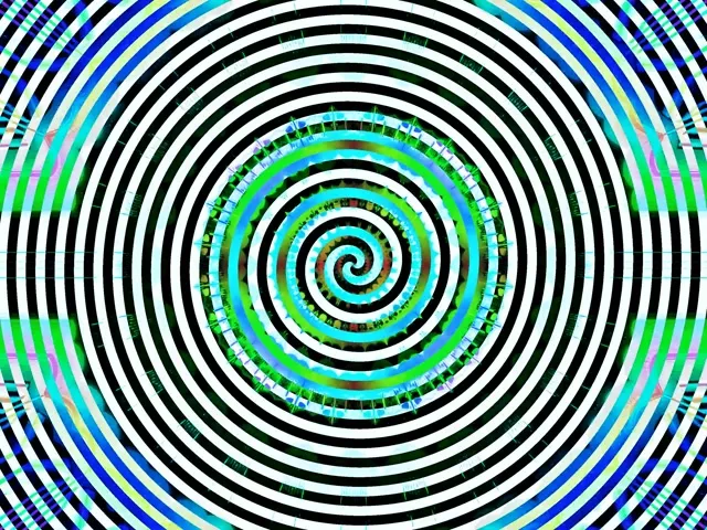Neontunnel Hypnotisk Spiral VJ Loop 4:3 Klassisk 60fps Skjermsparer