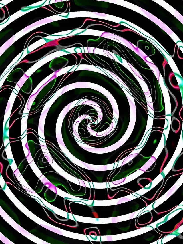 Neon Tunel Spiralni Vorteks VJ Loop 3:4 iPad Portrait 60fps Čuvar Ekrana