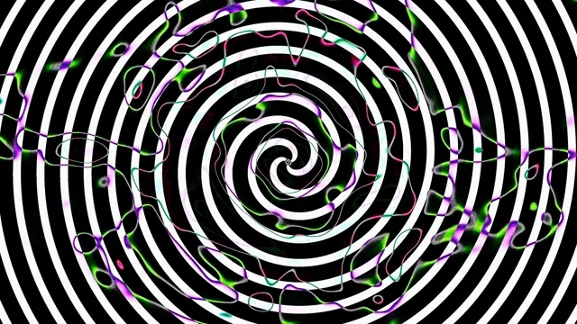 Hipnotyczny Wir Tunel Neonowy Wygaszacz 4K UHD 60fps Tapeta Live