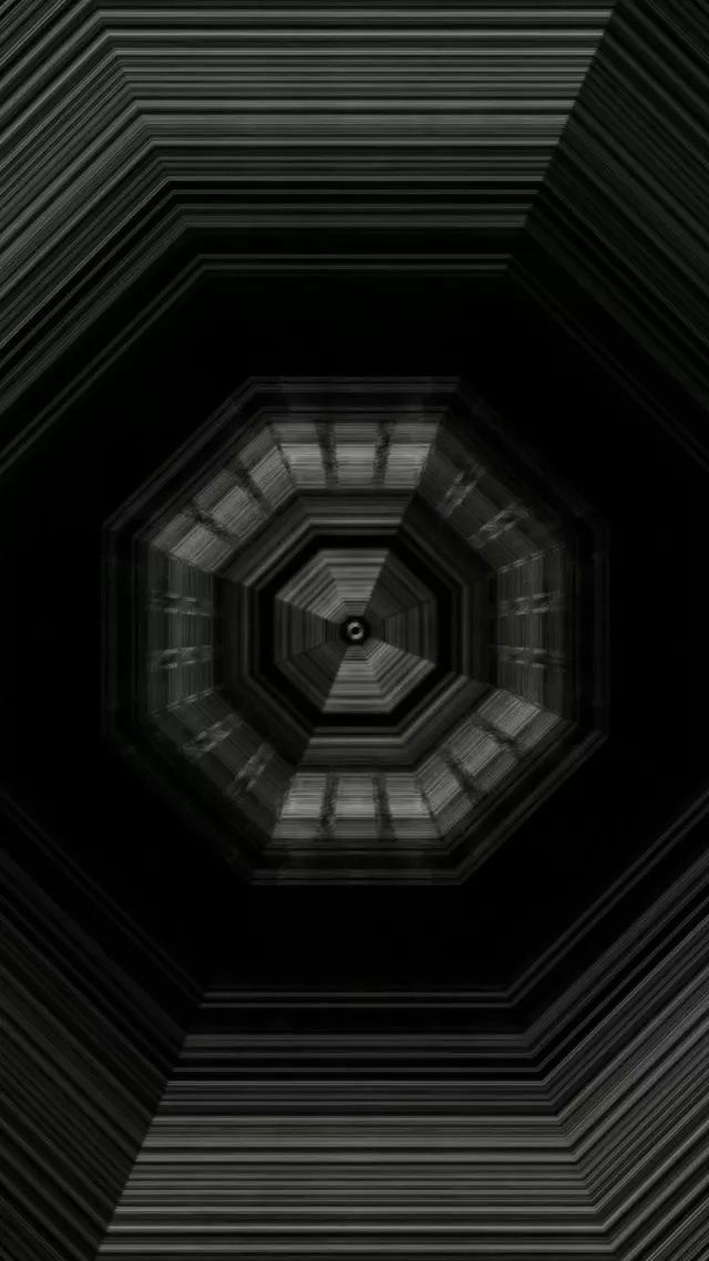Octágono Infinito Túnel Neón 9:16 Reels 60fps Protector de Pantalla VJ Loop