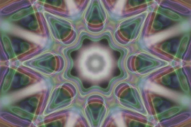 Kaleidoscope Neon Tunnel 3:2 Surface 60fps VJ Loop Screensaver