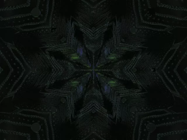 Tunnel Néon Kaléidoscope 4:3 Classique 60fps VJ Loop Économiseur