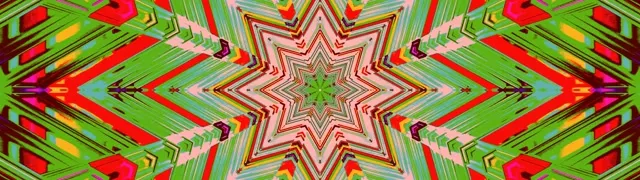 Neon Tunnel Kaleidoscope Star Burst 32:9 Super Ultrawide 60fps Screensaver Vj Loop