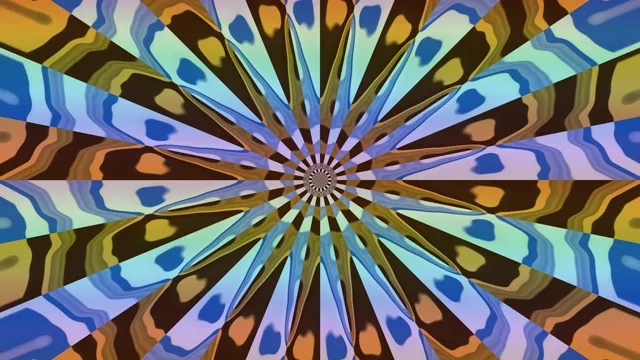 Kaleidoskop Neon Tunnel 4K UHD 60fps Screensaver VJLoops