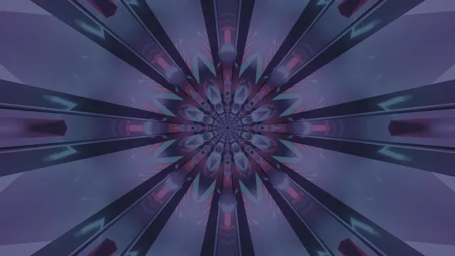 Terowongan Neon Kaleidoskop Screensaver 4K UHD 60fps Live Wallpaper