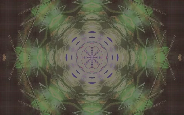 Neonový Tunel Mandala Vortex VJLoops 16:10 Macbook 60fps Spořič Obrazovky